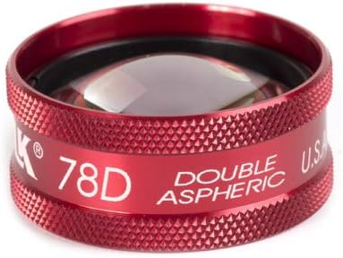 Volk Optical 78D Indirect Ophthalmic Slit Lamp Lens – Red