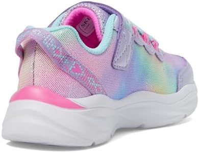 Skechers Kids Girls Power Jams Sneaker, Lavender/Multi, 13 Little Kid | Image 4