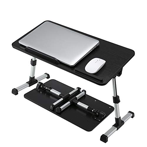 Adjustable Laptop Desk for Bed,Portable Lap Desks with Foldable Legs, Portable Standing Bed Desk,for Eating, Working, Writing, Drawing(Black) Adjustable Laptop Desk for Bed,Portable Lap Desks with Foldable Legs, Portable Standing Bed Desk,for Eating, Working, Writing, Drawing(Black)