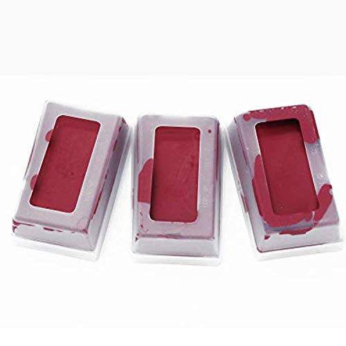 MATINGMARK Sheep & Goat Mating Crayon Block Marker for Ram Breeding/Marking Harness by Rurtec, 3 Pack (MILD Temperature) RED, Made in New Zealand