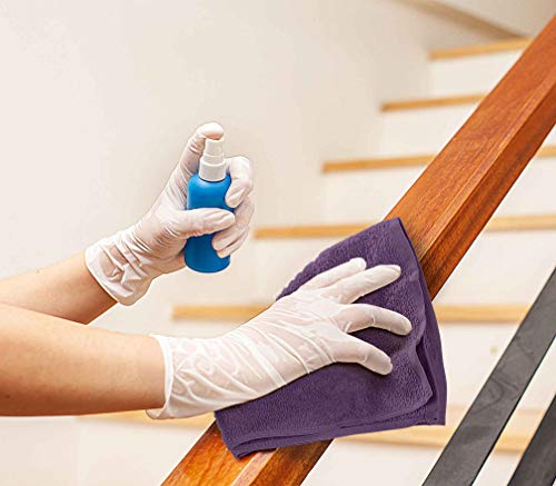Utopia Towels Kitchen Bar Mops Towels, Pack Of 12 Towels - 16 X 19 Inches, 100% Cotton Super Absorbent Plum Bar Towels, Multi-Purpose Cleaning Towels For Home And Kitchen Bars #TOP3