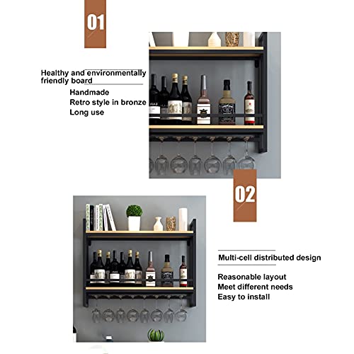 Étagère à vin murale industrielle pour optimiser l'espace en cuisine - 6