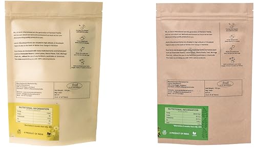 Image of Jaivik Uttarakhand - Relaxing Chamomile Tea, Energizing Moringa Tea (100g each), Unique Blend Crafted Loose Leaf For Chai Lovers Across India, Combo (Pack Of 2)