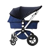 【Toller Sonnenschutz】: Dieser Kinderwagen-Sonnenschutz hat eine dicke Anti-UV-Beschichtung. Schützt Ihr Baby vor über 99 % der UV-Strahlen der Sonne. Dieser Farbton hat UPF50+.