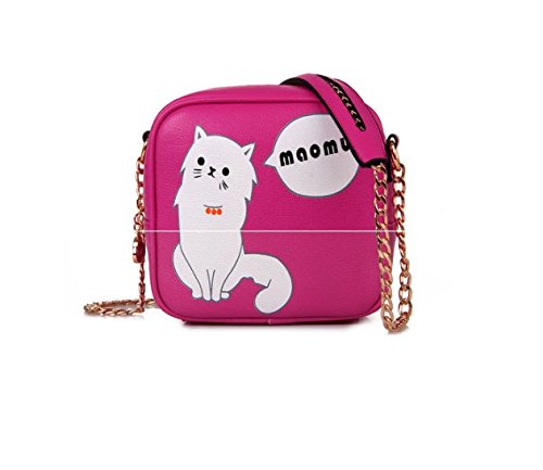 Sac à main mode mini rouge avec chaîne pour vos sorties et balades d'été