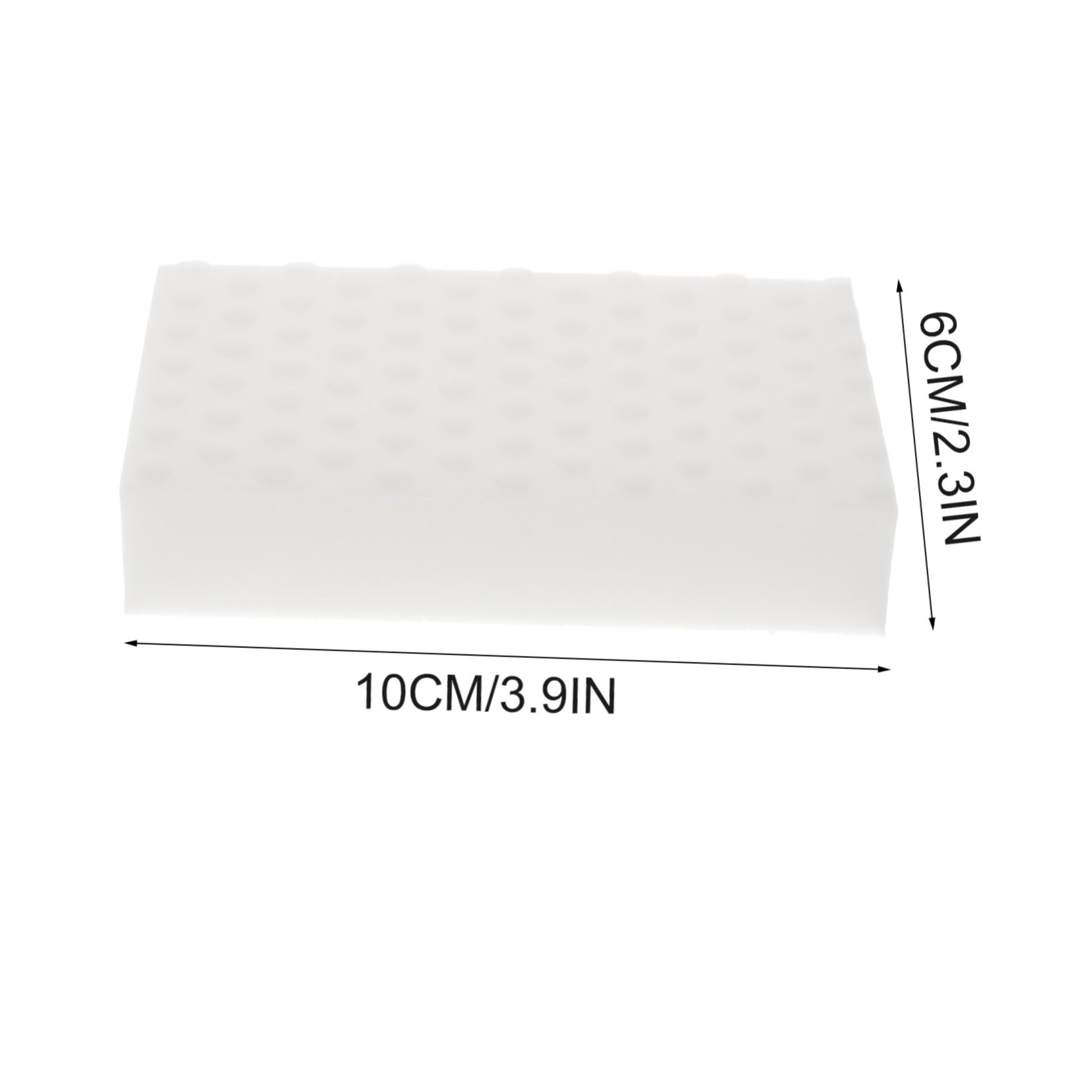 iplusmile Lot de 10 Éponges de Nettoyage en Haute Densité, Blanc, pour Vaisselle, Enlève Efficacement la Graisse, la Cuisine