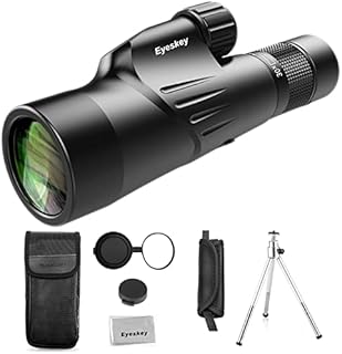 Eyeskey HD 10-30x50 High Powered Zoom Monocular Telescope - Waterproof and Fog-proof - Bright and Clear FMC Lens - Coated Bak-4 Prism - Single Hand Focus Scope for Concert, Traveling, Wildlife Scenery