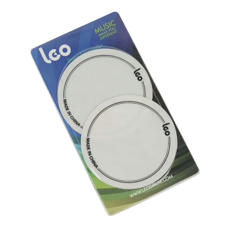 Drumhead Protector for Drum-Heads Kick Pad 2pcs Bass Drum Patches Percussion Instrument Accessories Drum Head Patches