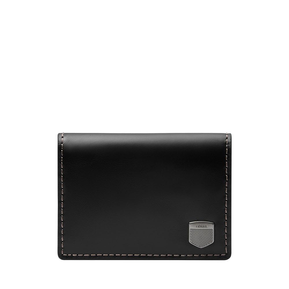 Fossil Men's Hayes Leather Card Case Bifold, ML4646001