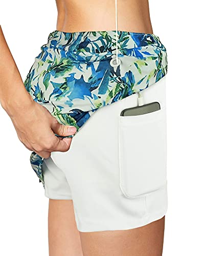 Oyamiki Women's Active Athletic Skort Lightweight Tennis Skirt Perfect for Running Training Sports Golf