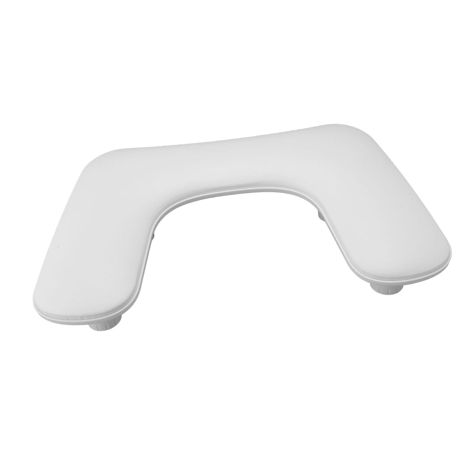Two Hands Nail Arm Rest, Adjustable Height PU Leather Manicure Hand Pillow, U Shape Ergonomic Hand Cushion with Stands for Nail Art, Portable Nail Hand Rest for Home and