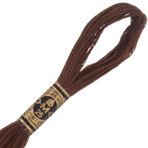 Image of Hobby Lobby DMC Cotton Embroidery Floss - 898 Very Dark Coffee Brown