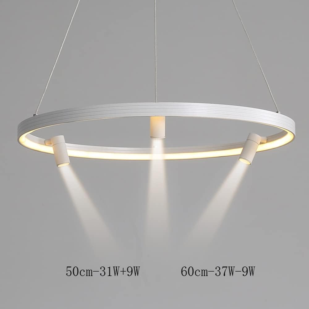 Lampa wisząca kompatybilna z jadalnią, nowoczesna skandynawska lampa wisząca LED o zmiennej intensywności kompatybilna z salonem i sypialnią regulowane żyrandole