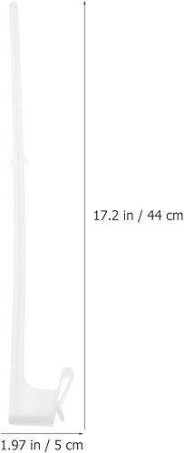 Miniatura 4 de Yardwe Soporte para poste de bandera de ventana de automóvil, 12 unidades, plástico de 17.3 in, estructura de clip de fácil instalación, para