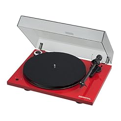 Pro-Ject Essential III recordmaster Tourne-Disque, Vitesse 33/45 Tours, Rouge - Les Beatles, Paul McCartney, John Lennon, RIngo Starr, George Harrison Pro-Ject Essential III recordmaster Tourne-Disque, Vitesse 33/45 Tours, Rouge – Image 2