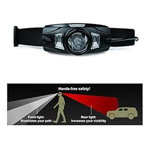 WALKBRIGHT The Ideal headlamp for Walking at Night | Very Bright | Red Tail Light for 360 Visibility | Reflective…