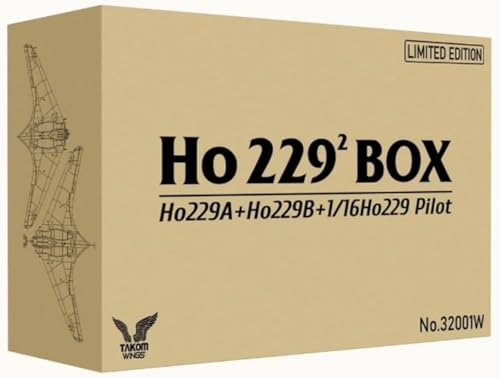 Ho 229 Takom Box 2 Ho229a+ho229b+1/16ho229 Pilot-limited pour collectionneurs