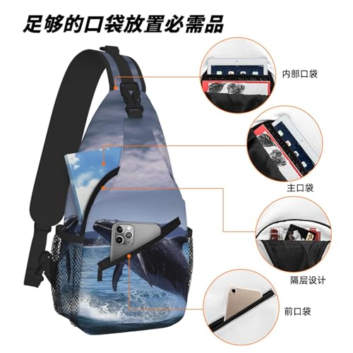 Sling Bag para mujeres y hombres mochila urbana cruzada miniatura 6