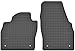 Produktbild edecor Gummifussmatten Automatten Gummimatten Gummi Fußmatten für Audi A1 II GB ab Bj. 2018 VORNE