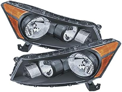MPH 08-12 Honda Accord BKA OEM Driver & Passenger Replacement Headlights Lamps Assembly