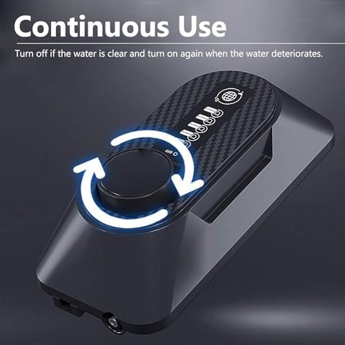 Generatore di ozono per acquario con pompa ad aria, set di filtri per ozono professionale per la purificazione dell'acqua dell'acquario e la rimozione di contaminanti