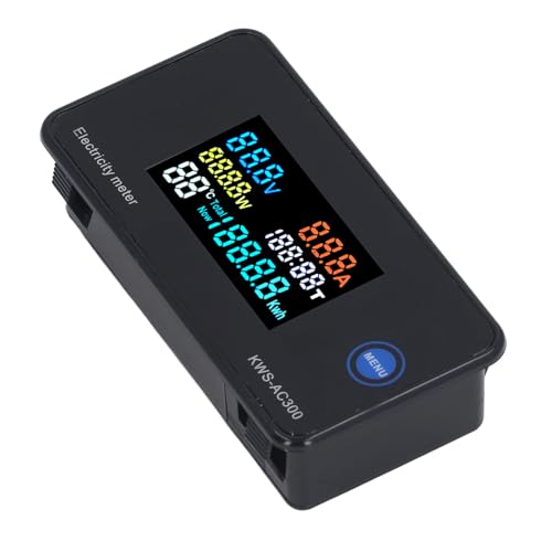 Zerodis 0?20A 0?4400W �d�͑��� AC50?300V �f�W�^���d���v AC�A���y�A�v LCD�f�B�X�v���C�t�� �^�C�}�[ ���x�v ���\�� �ώ��t���H�w�p��