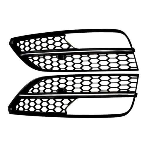 Grille antibrouillard Audi A3 Hatchback 2013-2016 en nid d'abeille chrome