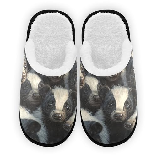 Men Women Winter Family Bedroom House Slipper Non-Slip Warm Resistant Slippers2