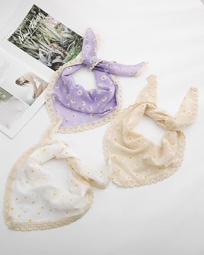 Geometric Print Cotton Scarf - Non-Slip Elastic Edges, Gym & Daily Styling4