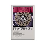IRUWQUP Badmotorfinger by Soundgarden Poster, Wandkunst, 