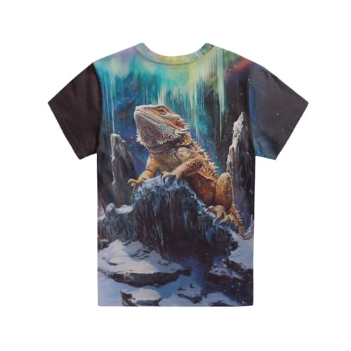 Image of Xhuibop Kids Tshirts Girls Boys 3-16 Years Summer Clothes for Teens Loose Fitting Tops
