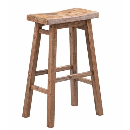 Boraam Sonoma Stool, Bar Height, Barnwood Wire-Brush