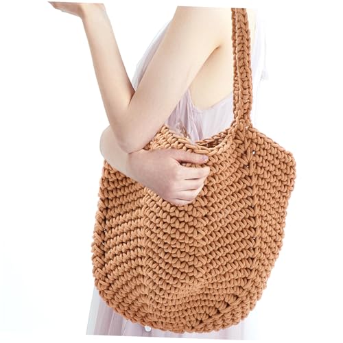 Fourre-tout tissé à la mode avec tressage durable - 6