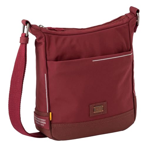 camel active Umhängetasche City BB Cross Bag Dark Red dunkelrot