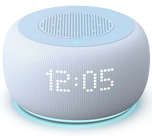 Buffbee Sound Machine & Alarm Clock 2-in-1-0-100% Display Dimmer Under Light Sleep Timer Precise 30-Level Volume Control White Noise Machine product thumbnail 17