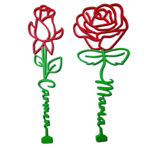 Neonobs Rosa Personalizada - Regalo Original para Sant Jordi,