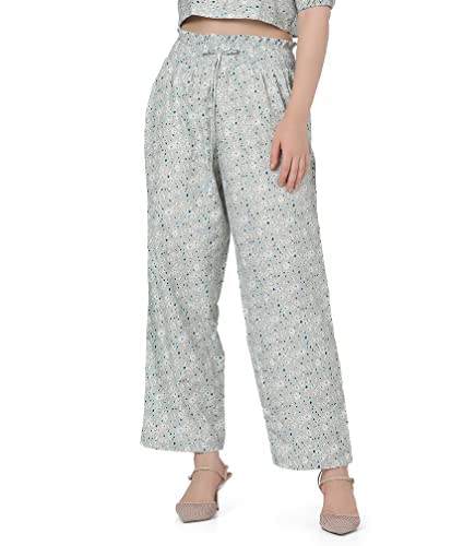 Image of Leriya Fashion Women's Mix Cotton & Rayon Pants Stretchy Work Slacks Business Casual Office Straight Leg /Regular Fit Trouser Pant