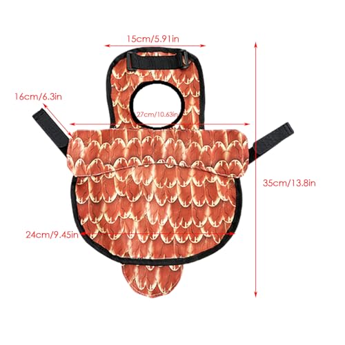 Chicken Saddle, Roupas Leves Para Aves Domésticas, Roupas de Sela Reutilizáveis e Confortáveis para