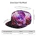 Fashion Galaxy Baseball Cap for Men Women Unisex Adjustable Trucker Hats Snapback Sun Hat Galaxy Flat Bill Brim Hats