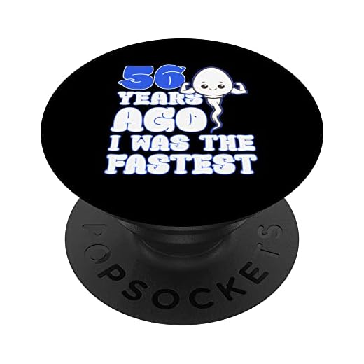 56 cumpleaños Hace 56 años yo era el más rápido PopSockets PopGrip Intercambiable