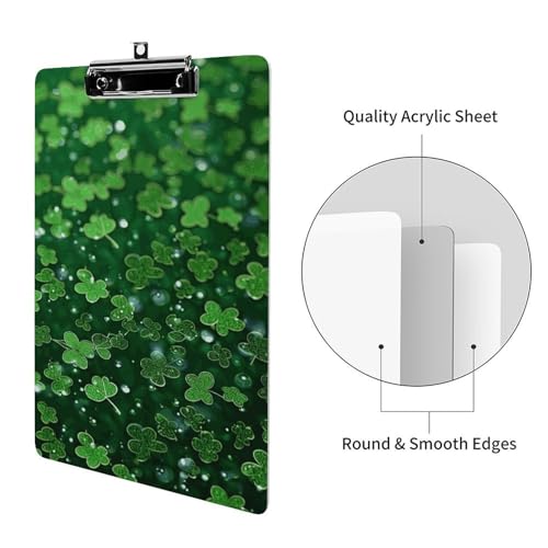 Porte-bloc durable pour notes acrylique haut de gamme 31,8 x 21,6 cm