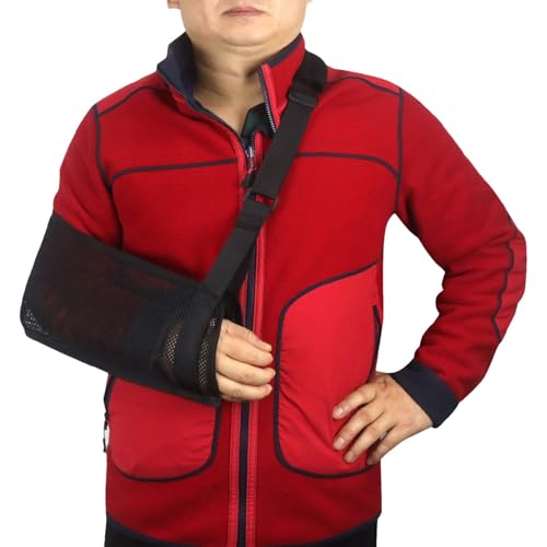 Krmoau Écharpe de bras pour blessure à l'épaule,Écharpe de bras pour blessure au coude | Support de bras d'immobilisation d'épaule confortable - Écharpe de bras gauche, attelle de bras, écharpe de