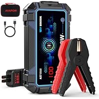 AVAPOW 2500A Peak Car Battery Jump Starter w/ Wireless Charging only .99: eDeal Info