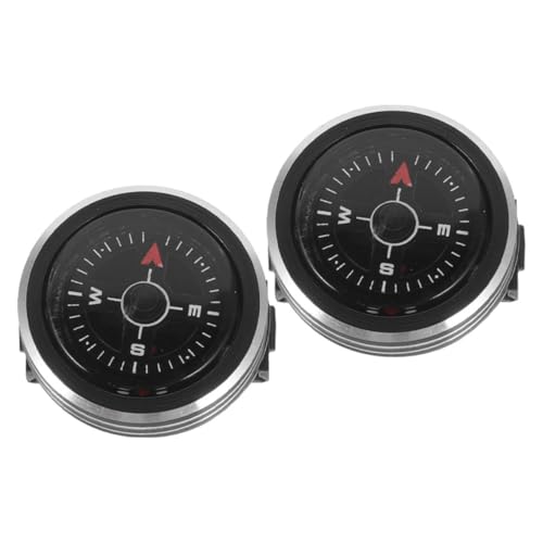 Brújulas portátiles de muñeca desmontables metal 2pzs