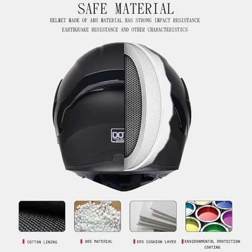 Casque moto modulable Bluetooth ECE M pour adulte - 4