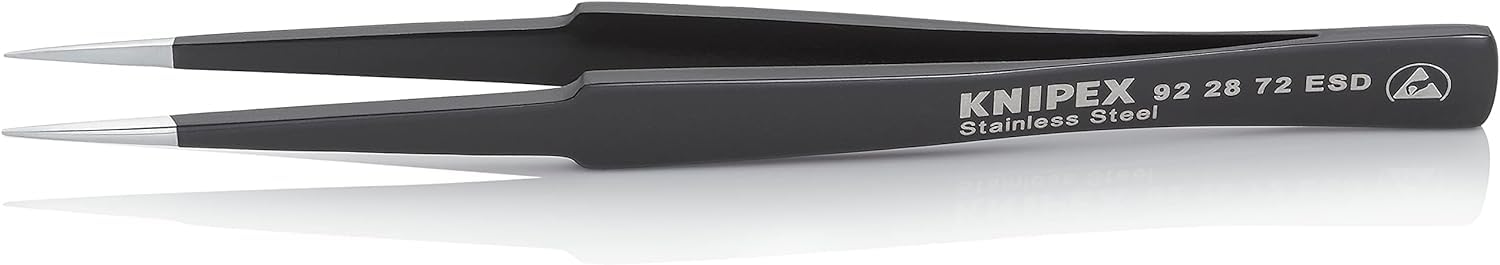 KNIPEX 92 28 72 ESD Precision Tweezers ESD 135 mm