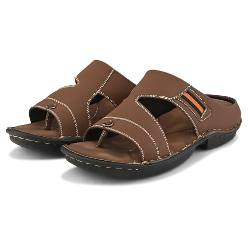 Image of Centrino Sandal for Men | Grip Insole for Stability | slippers /sliders for men |mens sandals casual | sandals for men | Modern Look with Straps | Comfortable Footwear (9266)