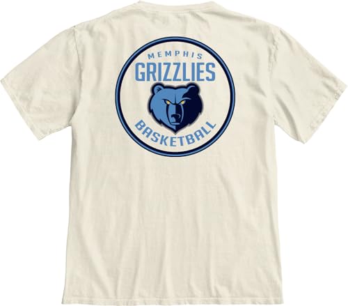 Image of Blue 84 NBA Unisex-Adult NBA Officially Licensed T-Shirt Ringspun Front /Back Ivory