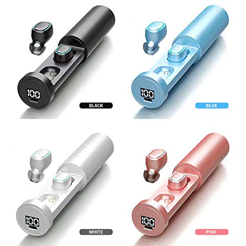 pedkit Fones de ouvido estéreo Hi-Fi True Stereo sem fio com Box Touching Control BT 5.0 Fones de ou