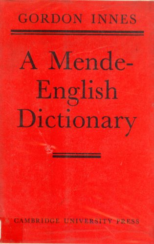 Mende English Dictionary Opg